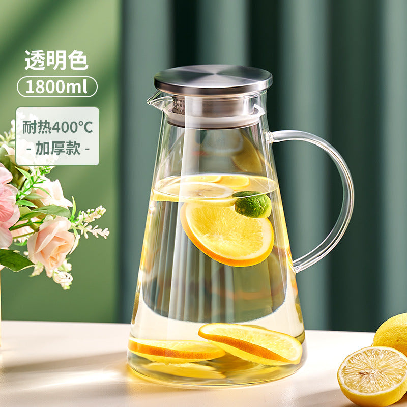 High-Temperature Glass Iced Tea Pitcher Set